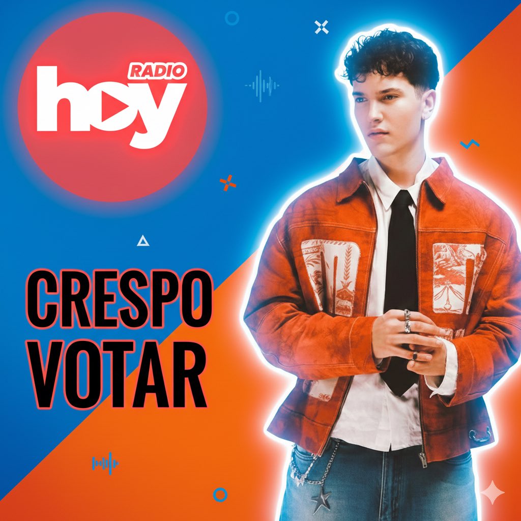 ¡Buenas noches! Crespo aparece en estas votaciones para el “RANKING DE MÚSICA ESPAÑOLA”. Ya podéis votar por ROTO a través de link!! 

🔗: radiohoy.cl/rankingdemusic…