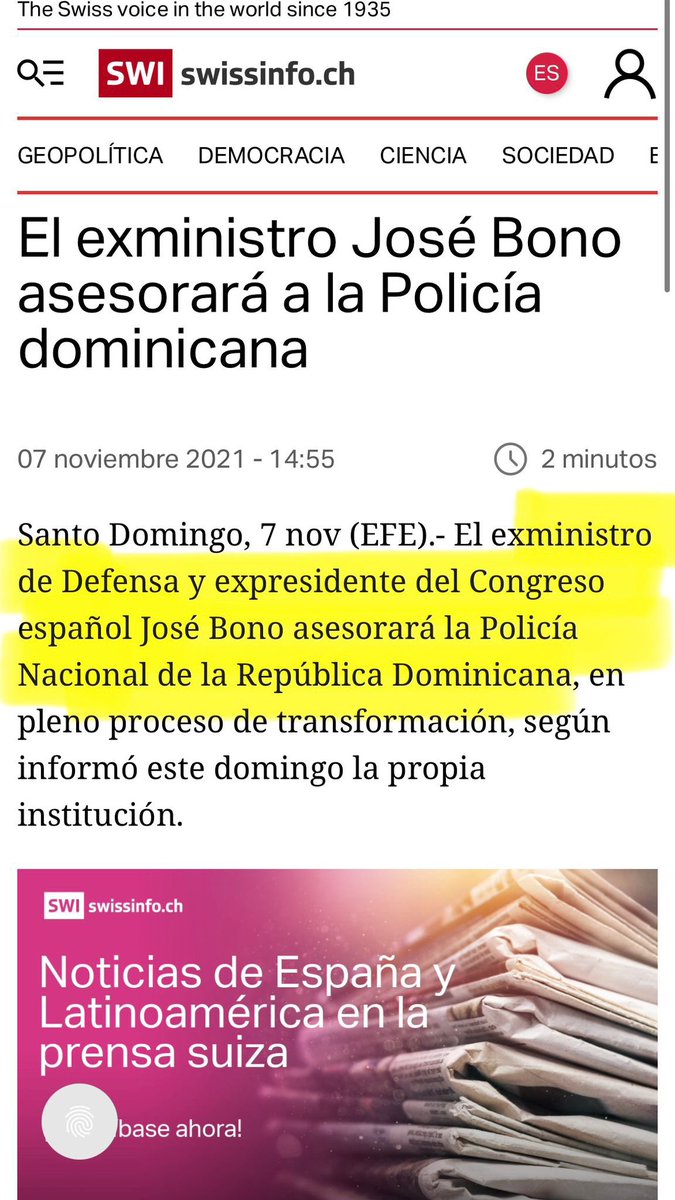 ⭕️ 2021, José Bono, Policía Nacional Dominicana, 250.000€ de cooperación española, ¿atamos cabos?

theobjective.com/espana/2026-02…