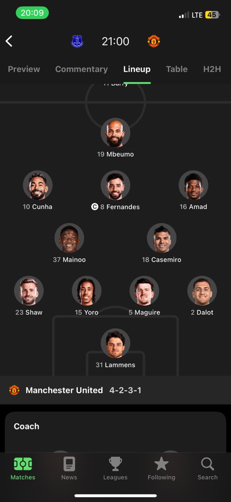 Still running this false 9 gimmick I see 🤦‍♂️