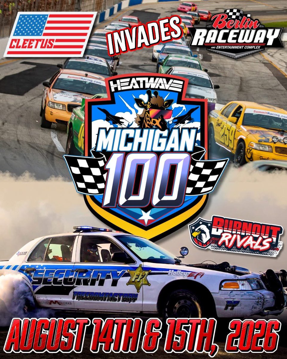 The MICHIGAN 100 and Burnout Rivals here at Berlin Raceway on August ...
