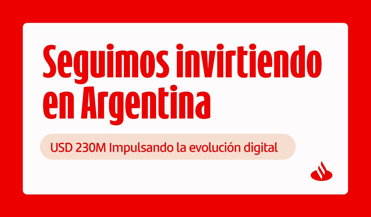 Santander Argentina tweet media