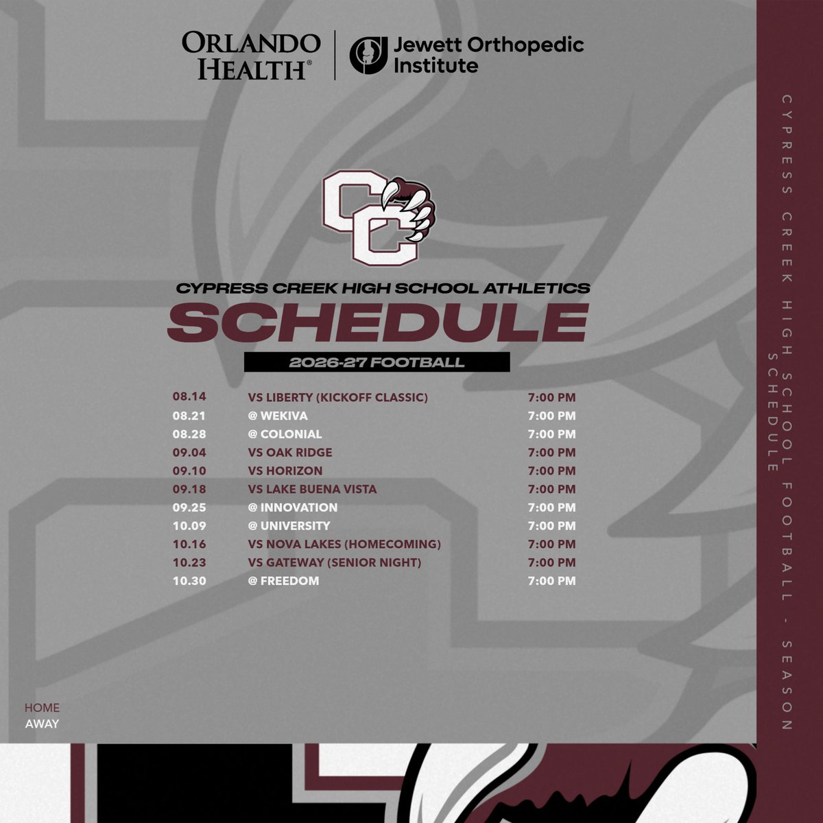 Cypress Creek HS Athletics tweet media