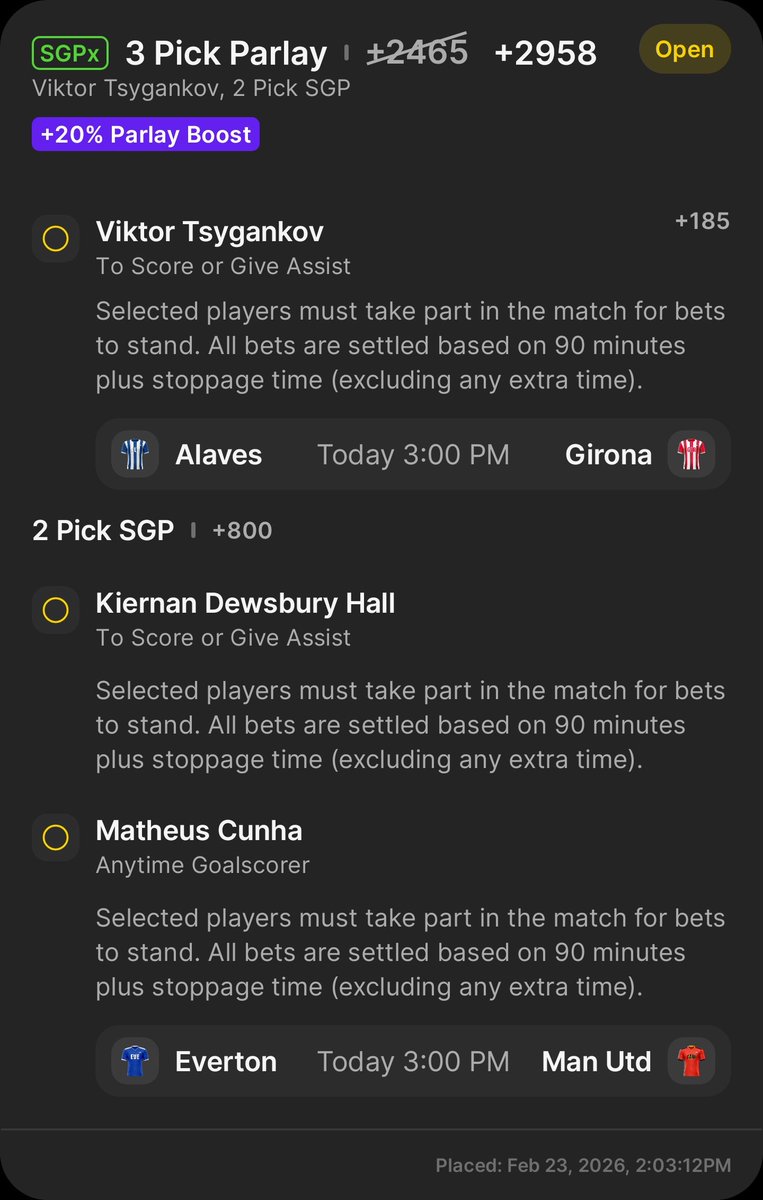 Little lotto for today.