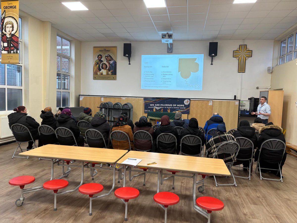 Year616's tweet photo. A big thank you to our parents for joining us at our Year 6 Inspire workshop, before half term - the children thoroughly enjoyed showing of their arithmetic skills and sharing what they have learned this year. @HolyFamilyScho1 https://t.co/DWyYLGUnkC