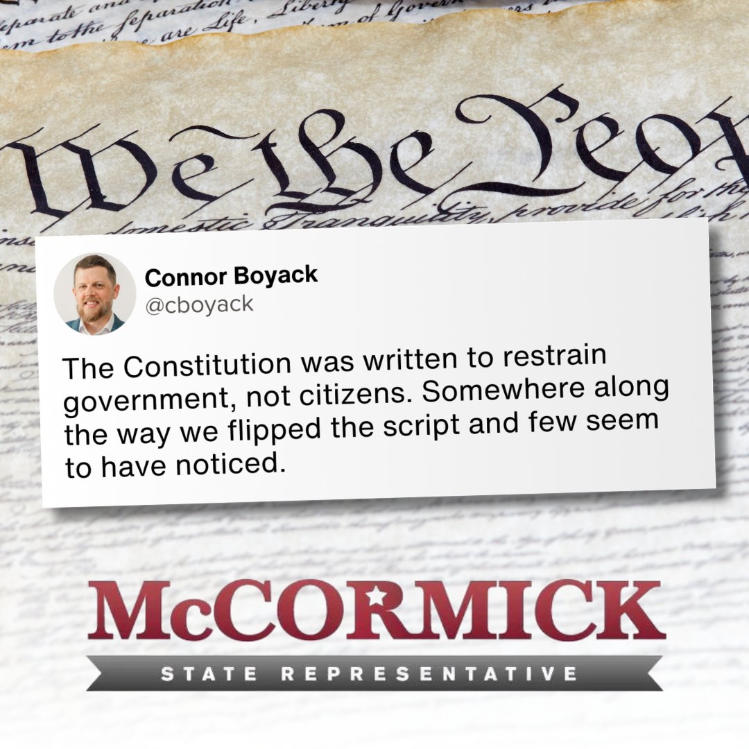 State Representative Danny McCormick tweet media