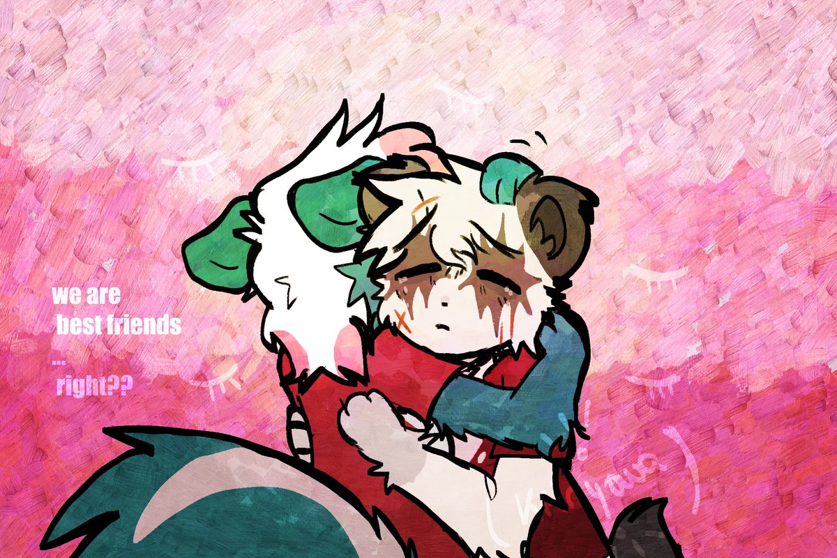 best friends. for ever
 #CultoftheLamb #COTL #cultofthelambfanart #cultofthelambart #pilgrimcomic #jalala #rinor