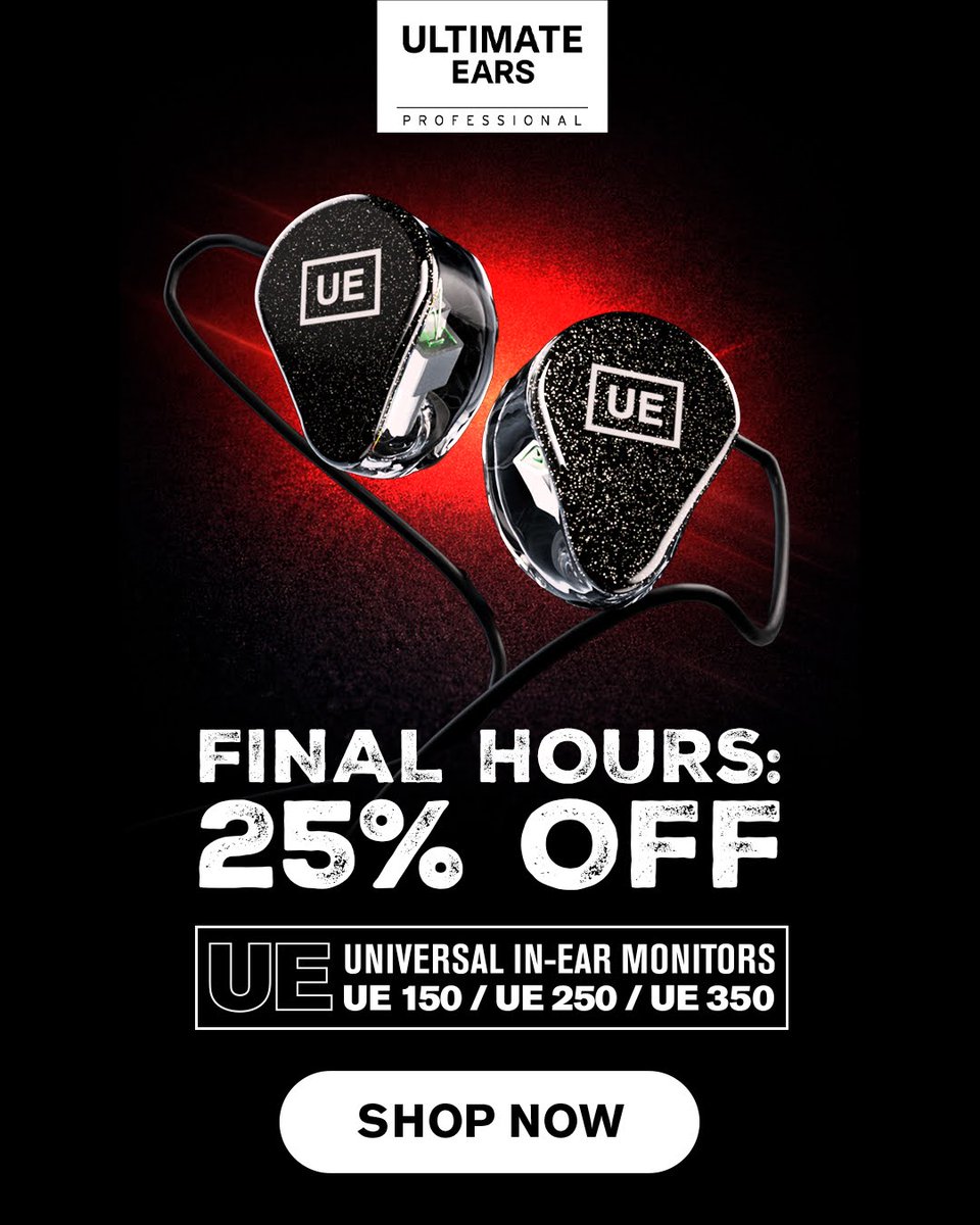 Ultimate Ears Pro tweet media