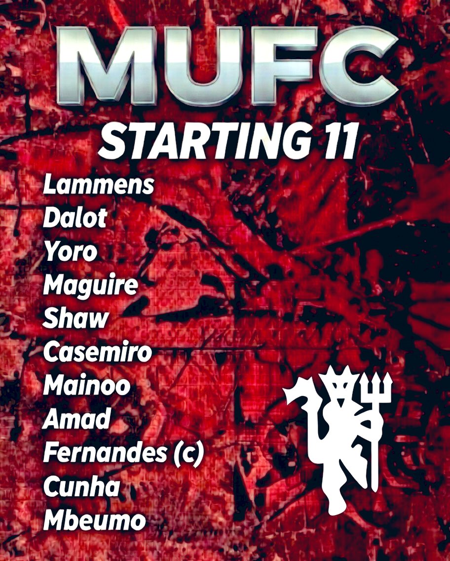 Strong team. I’m confident. Might just take a bit of Sesko second half magic though... Keep the unbeaten run going with another win on the road lads. Let’s go! #MUFC #GGMU