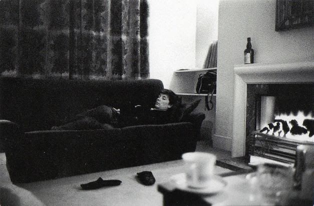cute klaus voormann taking a nap - green street, london 1964