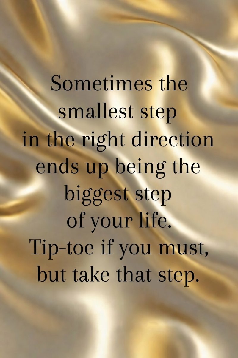 Take that step!🫶