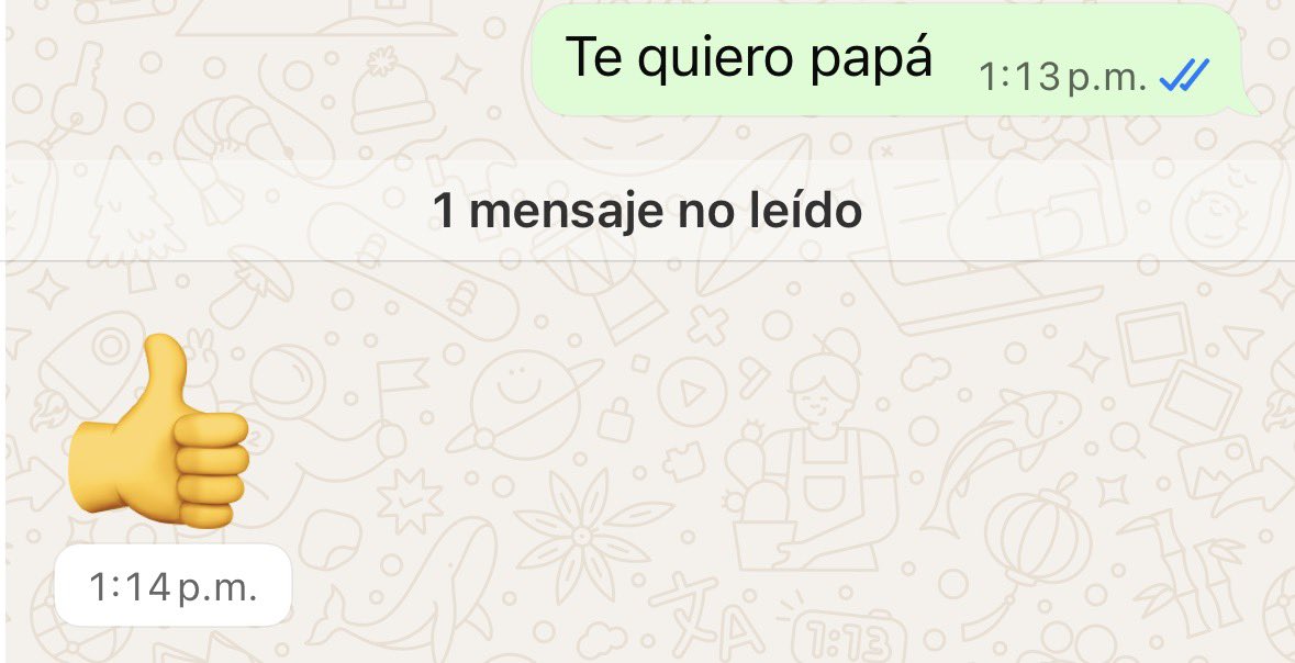 No hay nada más papá que esto