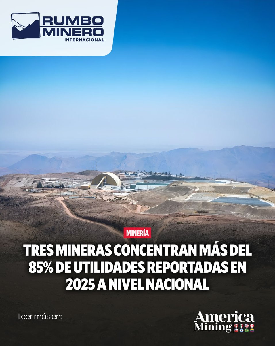 rumbominero's tweet photo. 💰 Montos destacados en minería:
@SouthernPeruGM : US$ 2,029 MM
@SMCerroVerde : US$ 1,367 MM
@Minsur_Oficial : US$ 623 MM ⛏️
🔎 Más detalles: https://t.co/r7IR8cBto2
#Minería #Inversión #SouthernPeru #CerroVerde #Minsur https://t.co/a8NOD7jHuk