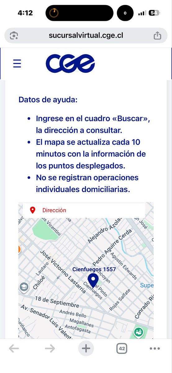 cher000's tweet photo. @CGE_Clientes Hace aproximadamente una hora estamos sin electricidad en #Arica. Escribí por WhatsApp, revisé la web con mi dirección y me sale que es un corte programado hoy. Revisé aquí en X y me dice que el miércoles hay corte programado. ¿Me puede indicar a que hr tendremos el servicio? https://t.co/pAp0EWM1oz