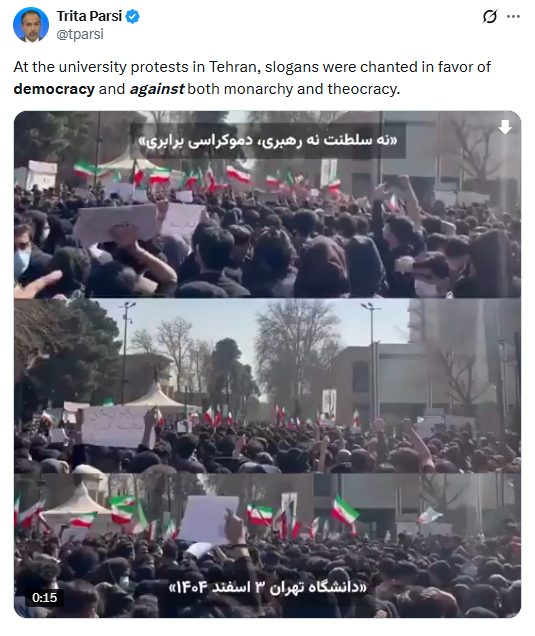 ByotrEB's tweet photo. تریتا پارسی رو ک�� دیگه قبول دارید:
جمهوری اسلامی حاضر است که مملکت به دست مجاهد و چپی بیافته، اما به دست صاحب اصلیش (شاه) نرسه. حالا چرا، خدا میدونه!
جمهوری چپ ها، در حقیقت تکرار دوباره حکومت ننگین جمهوری اسلامی است 
#جاویدشاه 
#ایران_را_پس_میگیریم 
#ننگ_بر_سه_فاسد_ملا_چپی_مجاهد https://t.co/0QfVUo7bjq