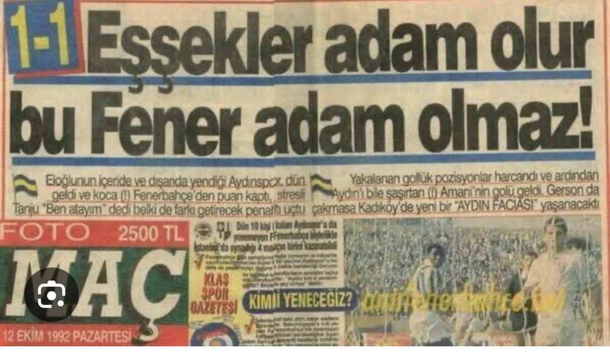 Maalesef.. tarih tekerrürden ibaret ..