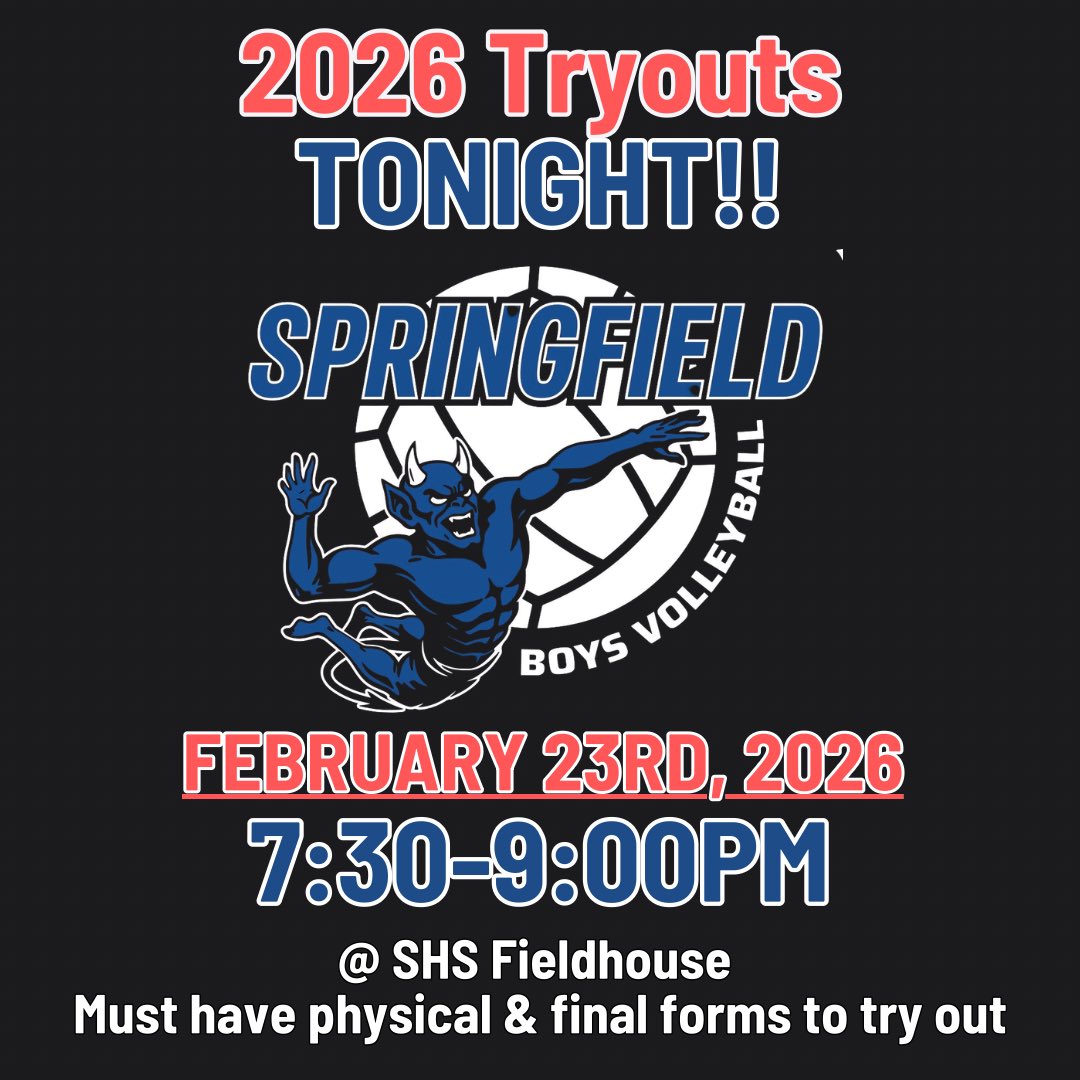 Springfield Boys Volleyball tweet media