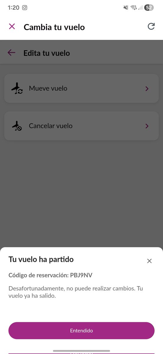 ValentinaJacob's tweet photo. @viajaVolaris Me sale que mi vuelo ya salió!!! Les pedí ayuda desde hace HORAS 😡😡😡😡 https://t.co/cy5jkmQPab
