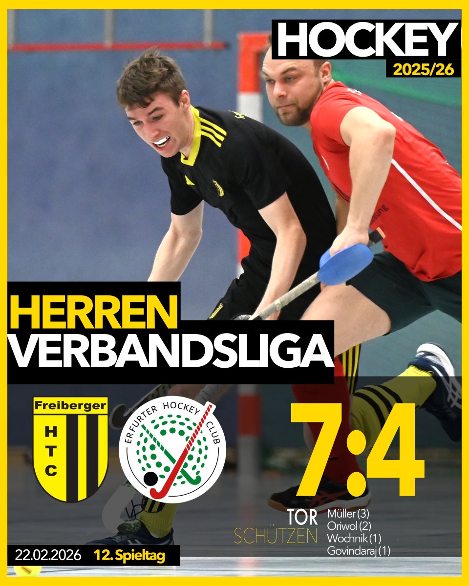 FreibergerHTC's tweet photo. Hockey: Endspurt mit sechs Punkten: Gelb-Schwarze feiern Klassenerhalt
https://t.co/Xq2cK2xVIB https://t.co/EnA9PnGqeY
