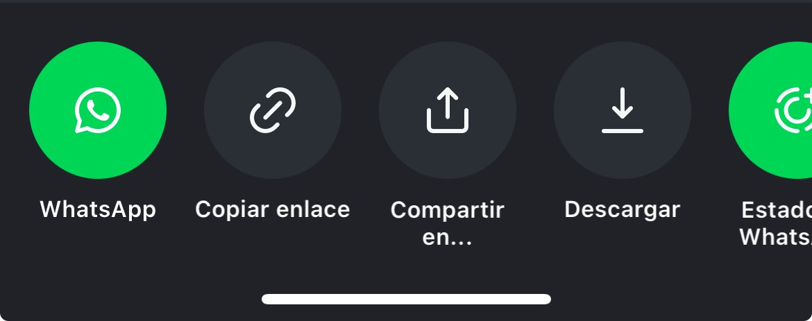 Quería compartir algo en Instagram y a mí me sale esta mare ¿yo no quiero compartir a WhatsApp, yo quiero compartir pa Instagram! 

Chaca