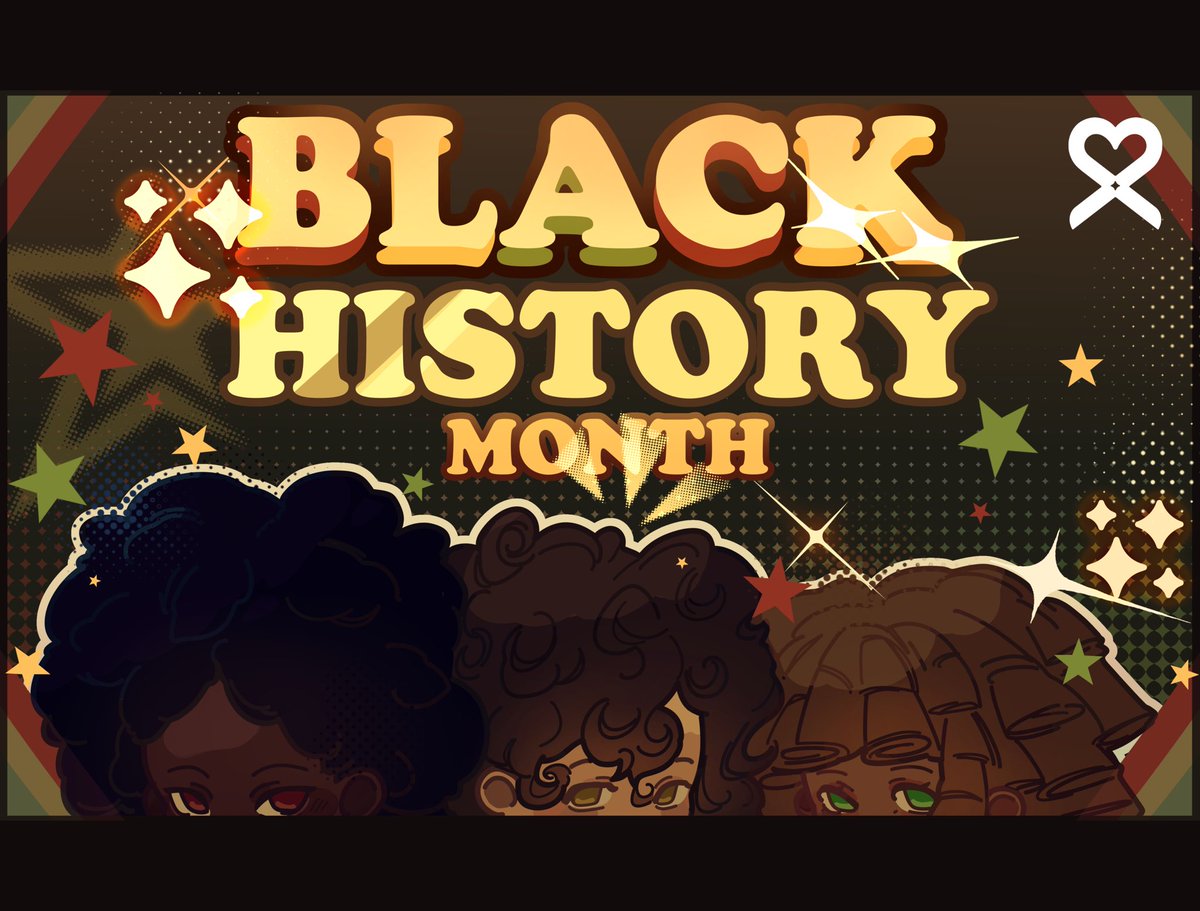 ChibiMation's tweet photo. ❤️💛💚 BLACK HISTORY MONTH 2026
—————————
We hope you all are having a wonderful Black History Month.

🌟  Take some time to enjoy a new round of custom made assets made in honor of this historic month.

• Art by: @CkayAnonymousse 
—————————
#blackhistorymonth #chibimation https://t.co/Es8BlvnehM