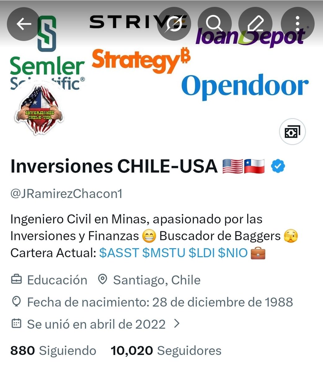 Inversiones CHILE-USA 🇺🇲🇨🇱 tweet media