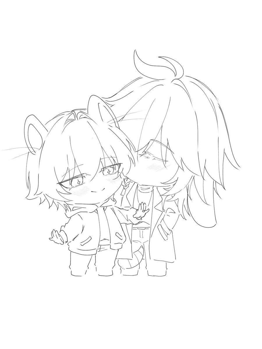 Thôi thì.....thằng anh có tí bún thì thằng em cũng phải có tí rau. Tác giả chưa cho nhẫn thì để em thêm vào 😏
🐰(🍷)X🦝(💫) #MydeiCae #fanart