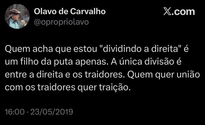 Eu quero que traidor vá pra casa do car$%&amp;#!