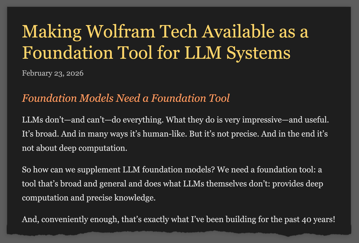 Stephen Wolfram tweet media