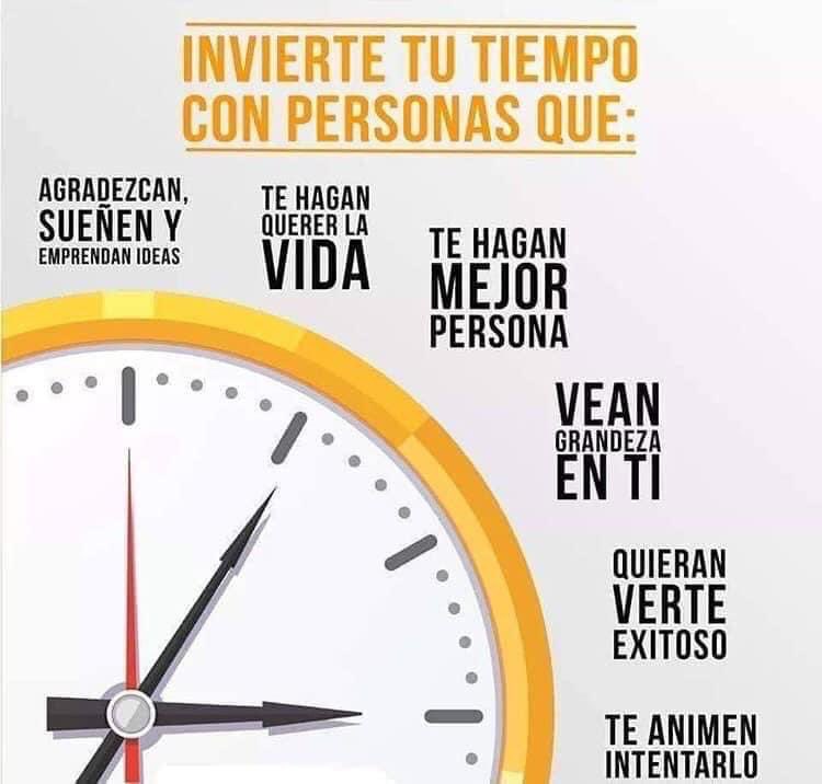 KarlaMawcinitt's tweet image. Invierte tu #tiempo en personas con #objetivos similares a los tuyos y te impulsen hacia tus #metas, que te ayuden a crecer y no te limiten, que te alienten a luchar y a no rendirte jamás. 

¡Invierte tu tiempo en personas que quieran verte exitos@!