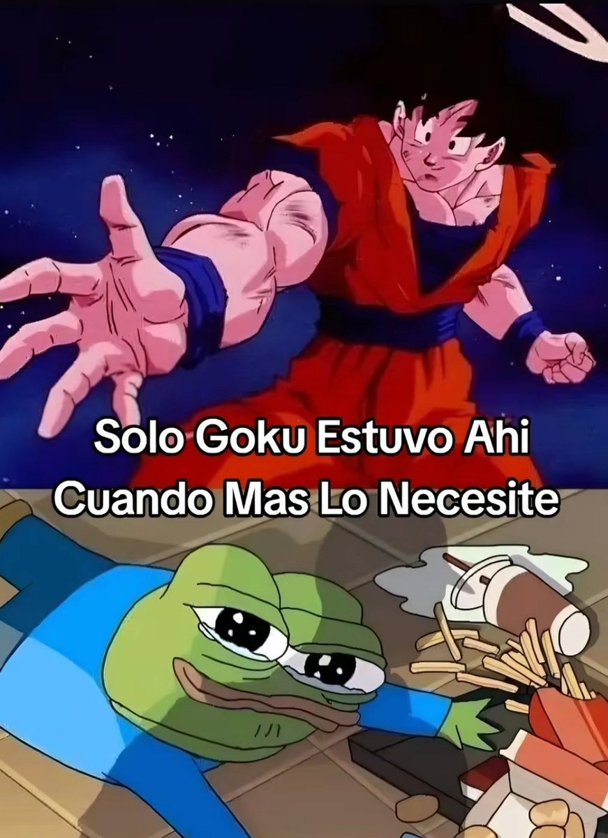 Parece meme, pero es real. Cuenta cuando #dragonball te ha ayudado en un momento difícil
