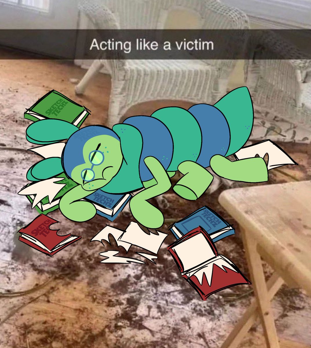 Squirm acting like a victim after being caught 🐛
#dandysworld