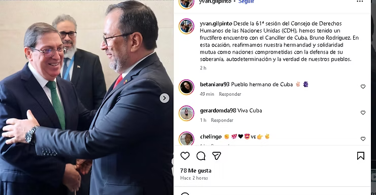 🇻🇪 Yván Gil exige ante la ONU que Estados Unidos libere a Nicolás Maduro y Cilia Flores. informe21.com/post/las-notic…

#Politicas  #23Feb