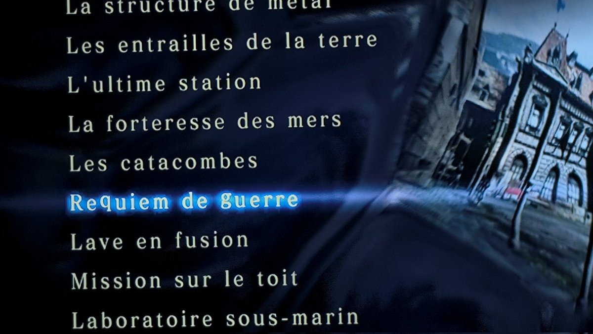 Tien tien ... Le nom d'une des map du mode mercenaires de Resident evil 6 ! 

#ResidentEvilRequiem