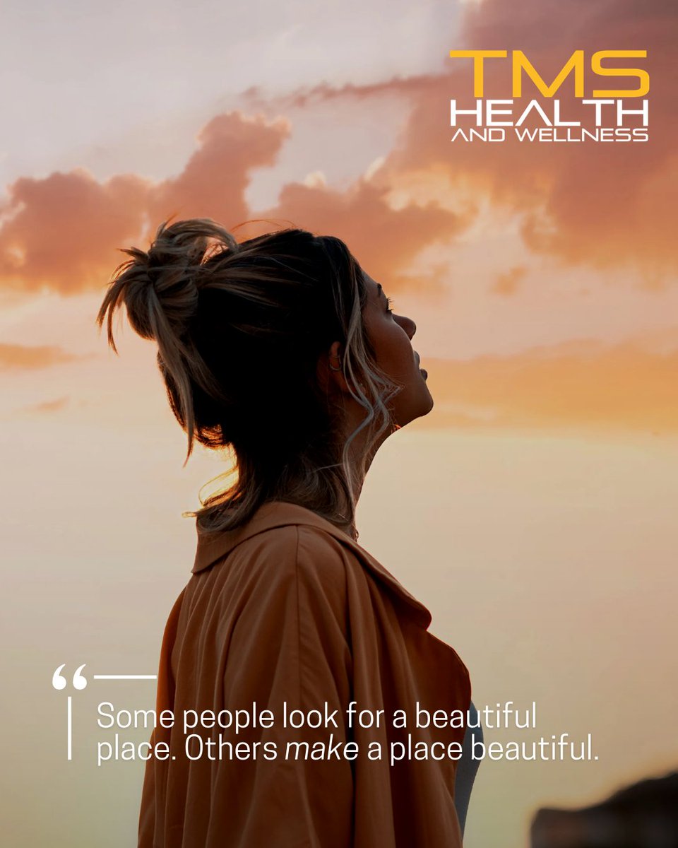 TMSHealthOC's tweet photo. Some people look for a beautiful place. Others make a place beautiful.
.
.
#healingjourney #mentalhealthsupport #therapyworks #selfgrowth #tms #tmstherapy #costamesa #orangecounty #tmshealthandwellness https://t.co/nwkv9Tm7pS