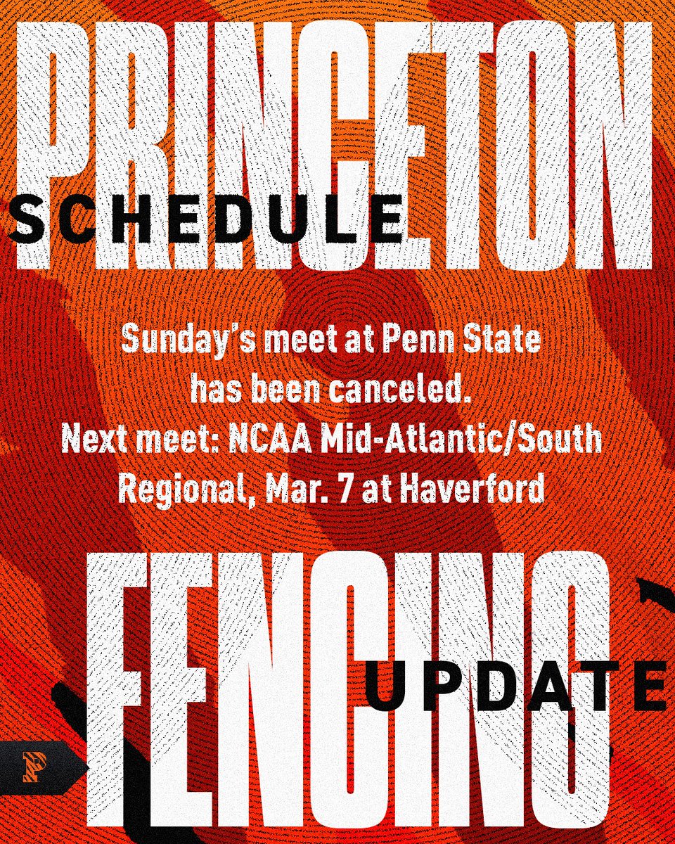 Princeton Fencing tweet media