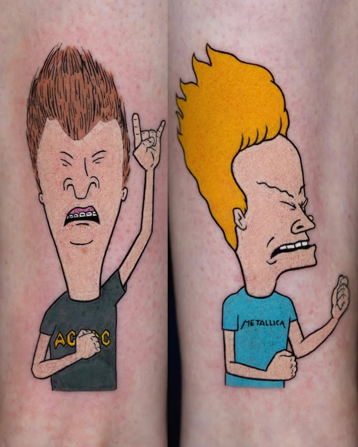 Beavis and Butthead 🤘 What song do you think they're listening to?