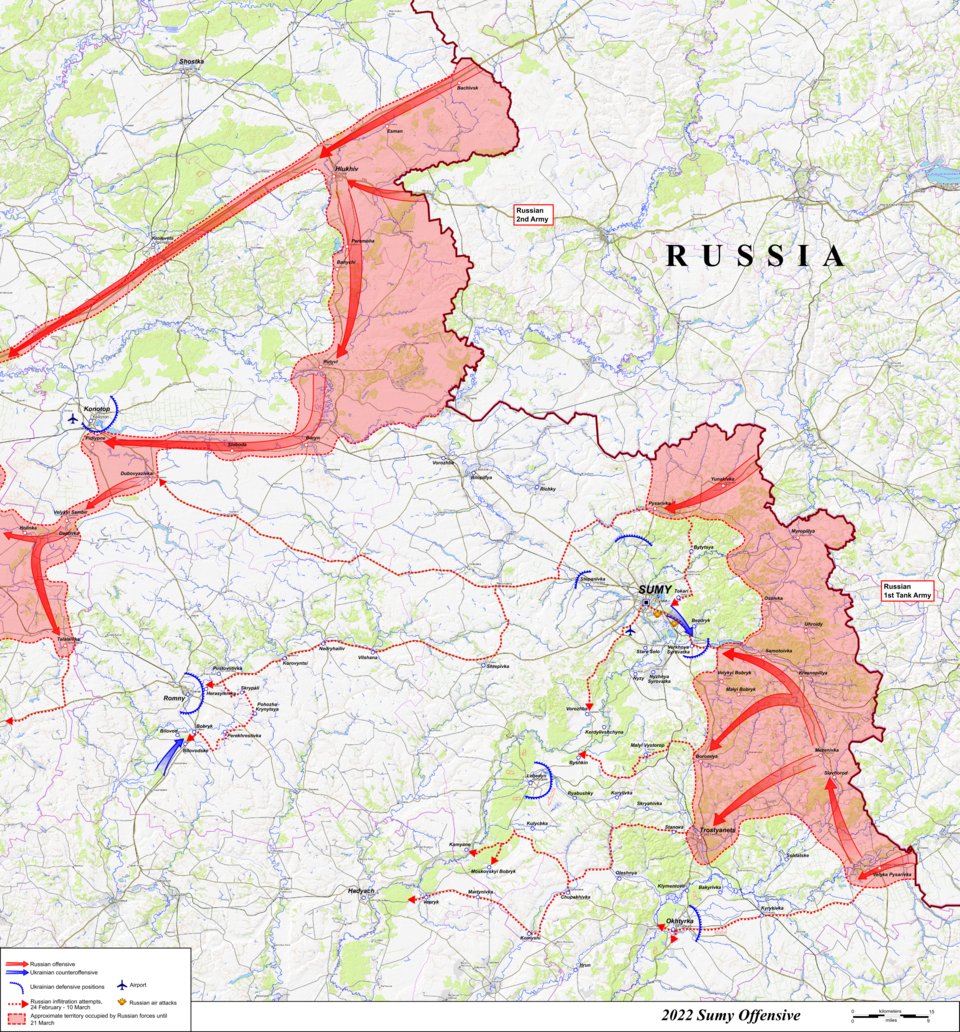 Partie 1 : Il y a 4 ans débutait l'invasion russe 🇷🇺 à grande échelle de l'Ukraine 🇺🇦

Ce 24 février 2022, environ 150 000 soldats russes s'élançaient sur 4 fronts pour : occuper l'est de l'Ukraine (de Kharkiv à Odessa) voire éventuellement tout le pays, changer le gouvernement à