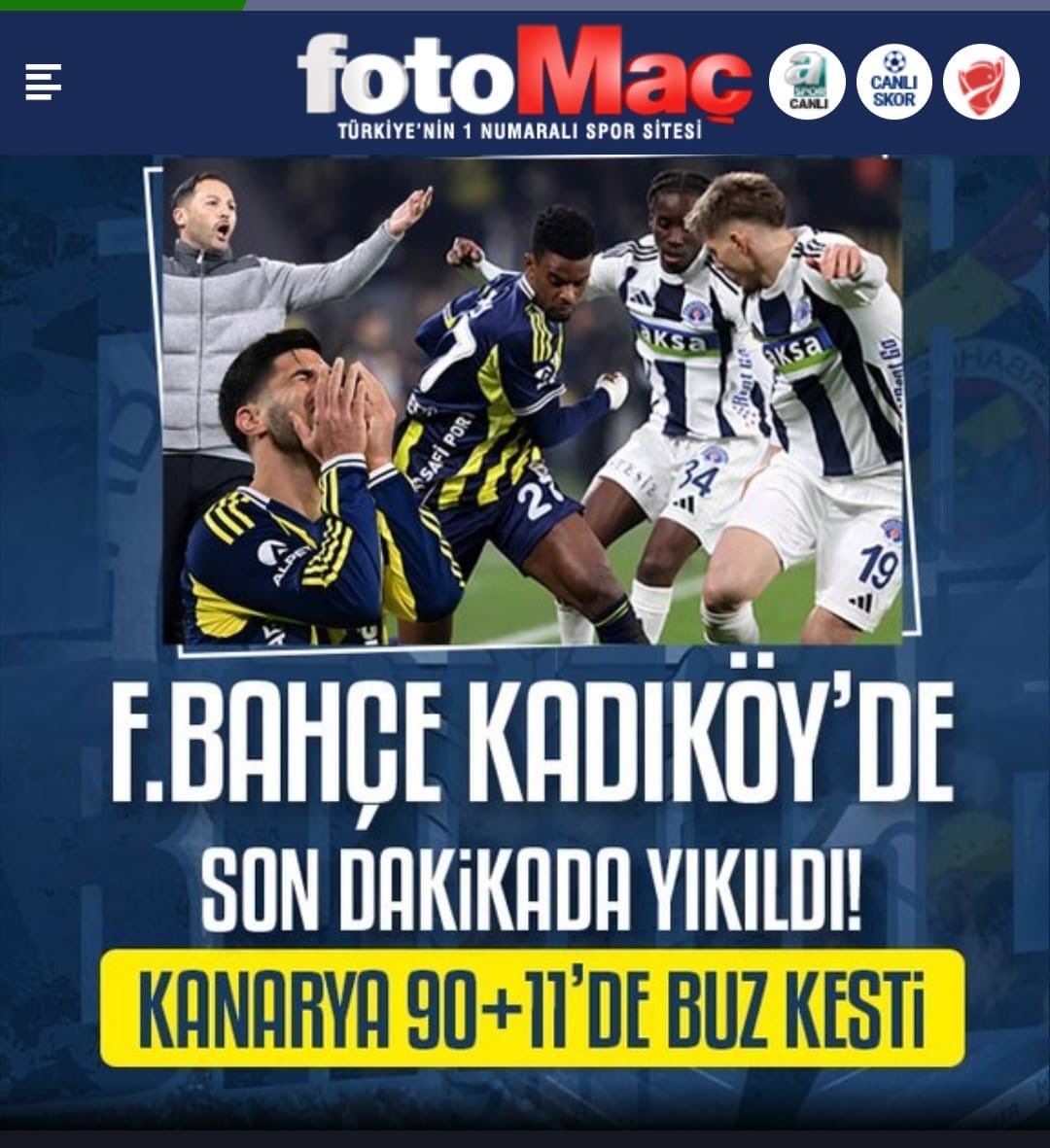 eafyoncu's tweet photo. FENERBAHÇE'NİN YILLARDIR BİTMEYEN PLANLAMA VE TRANSFER YANLIŞLARI

Yanlışlar yaparak doğru sonuç alamazsınız. Zar zor kazanmak üzere olduğumuz maçta stoperimiz olmadığı için golü yedik. Skriniar sakat olmasa veya iyi bir stoperimiz olsaydı, bu gol yenmezdi  Takımın stoperi ve santraforu yok. 2 tane orta saha alıyorsun. Kante, 2.5 yıldır düşük performanslı bir ligde oynuyor. Burada en az 6 ay randıman vermeyeceği belli. Niye ısrarla istiyorsun. Haftalarca Kante'yi almak için uğraşıp, asıl alman gereken mevkilere oyuncu alamadın. Kruniç'de de böyle olmuştu. Israrla alınmış, elde patlamıştı. 2 stoperin var. Stoper ya sakatlanır ya kart görür. Ne yapacaksın. Niye stoper almıyorsun. Israrla orta saha alıyorsun. 2023-2024 sezonunda Becao sakatlandı. O sezon stopersizlikten şampiyonluk gitti. Çağlar'ın sakatlık gecmişine bk. 200 güne yakın sakat kaldı Seni yolda bırakacağı alenen belli. Bile bile lades oldu. İki tane orta kalite santraforun vardı. Daha kalitelisini alacağına daha kalitesi düşük bir santrafor aldın. Yanlış transferler yapan teknik direktör ve yönetim elele takımı bu hale getirdi. Santraforsuzluktan golü zar zor attık. Stopersizlikten golü yedik
.