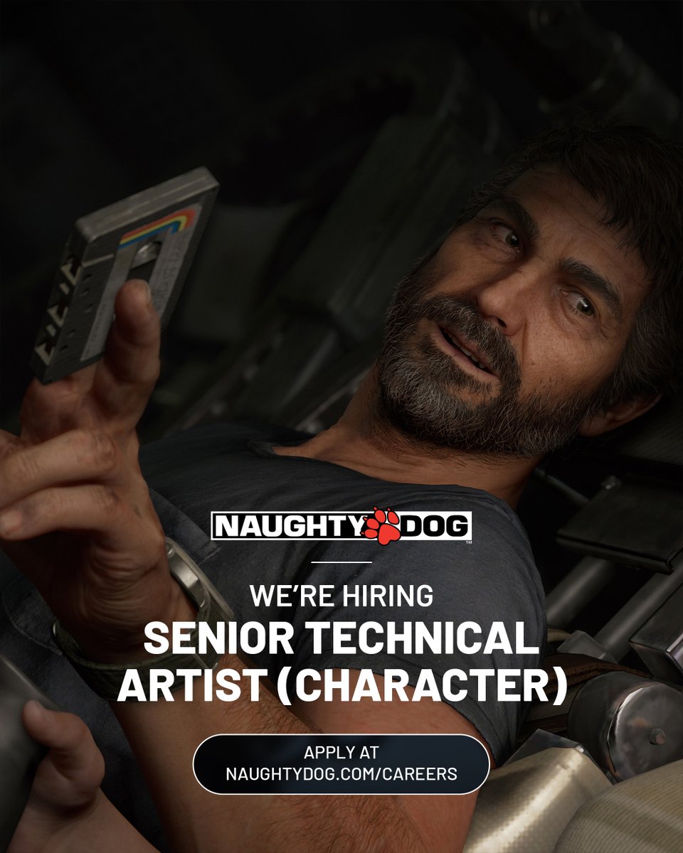 Naughty Dog Jobs tweet media
