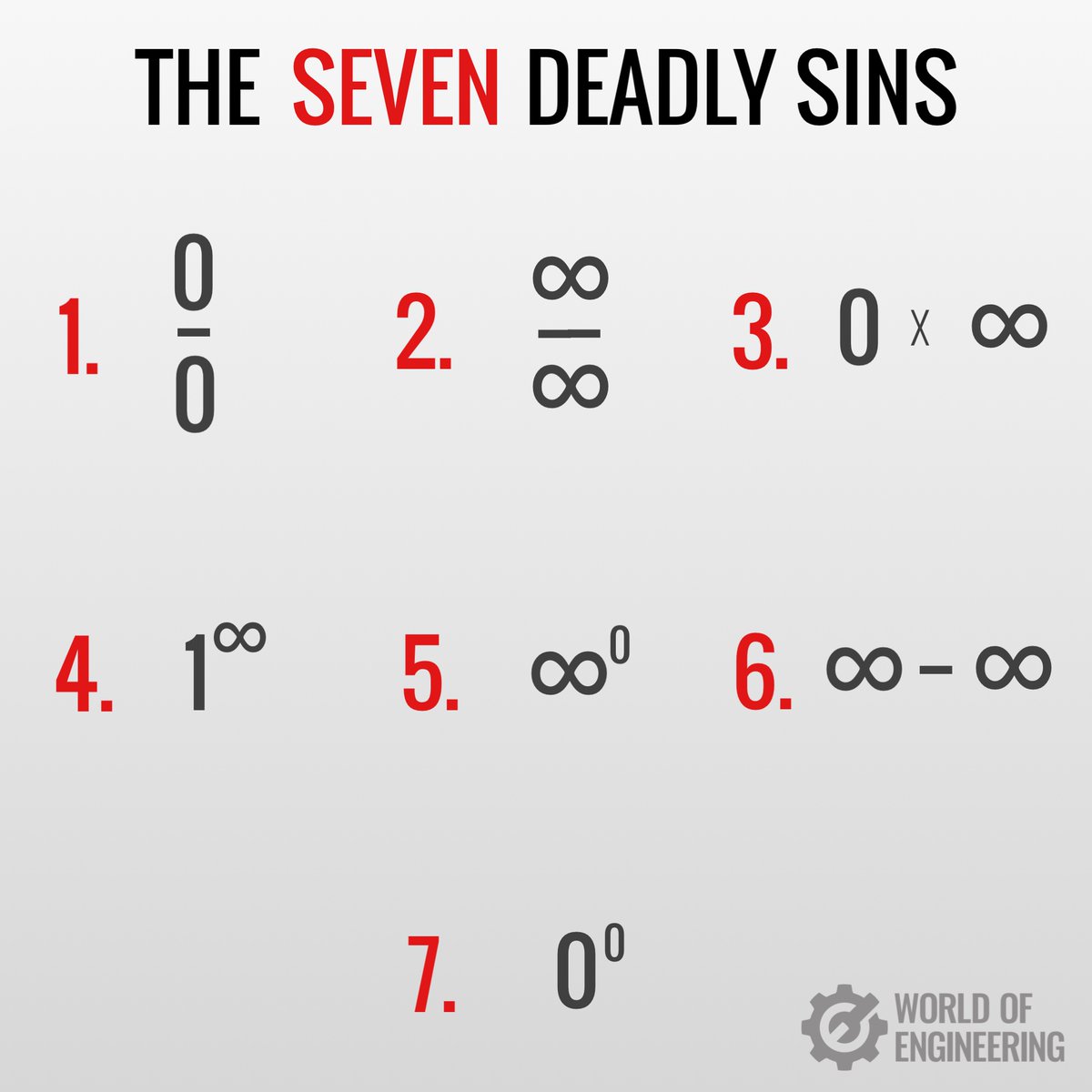 engineers_feed's tweet photo. The seven deadly sins of mathematics https://t.co/uQVlvM43OM