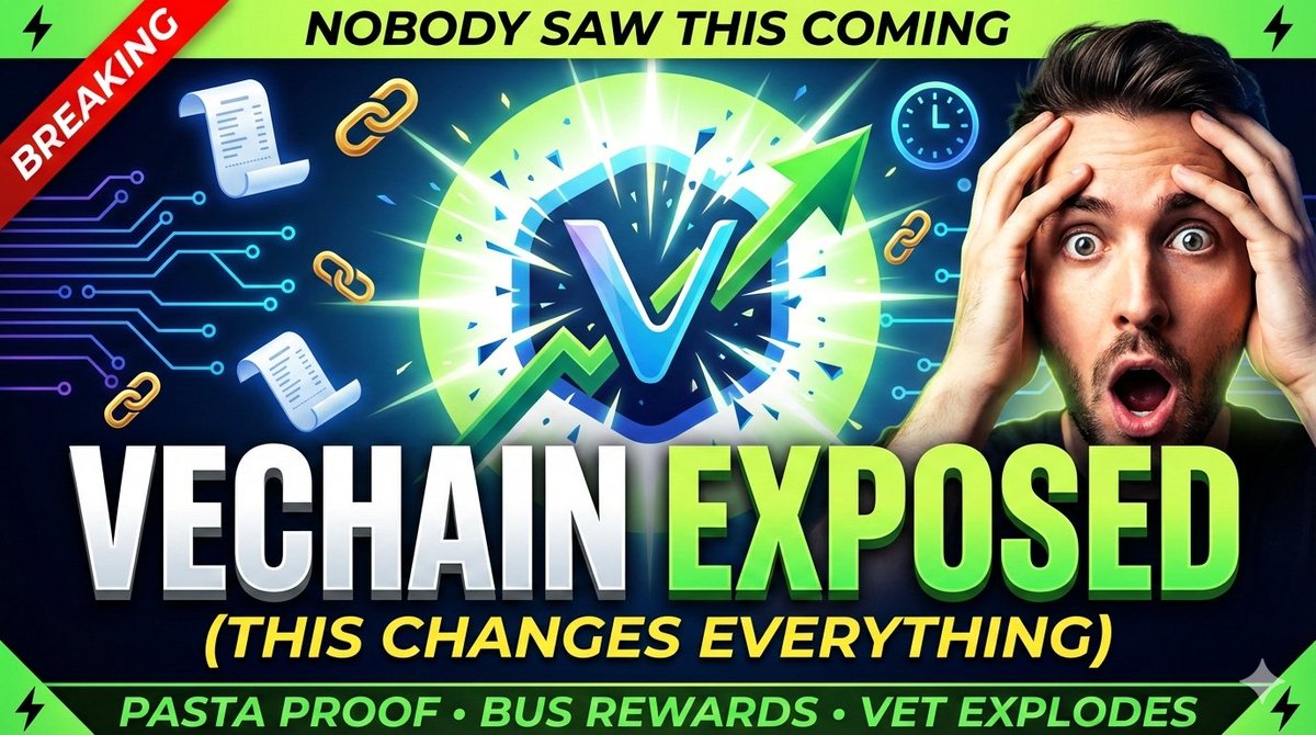 🚨 VeChain is doing something on the 5D chart that most people are sleeping on.
 
✅ Pin bar
✅ Momentum shift 
✅Green 5-day candle 

The bottoming process is becoming VERY clear to me.

🔥 Full breakdown on my YouTube 👉
youtu.be/oWlyhqMGGUY

 #VeChain #Crypto