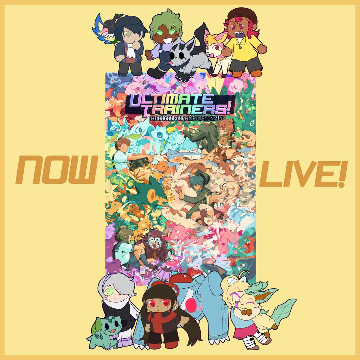 Ultimate Trainers! A DR x PKMN Zine tweet media