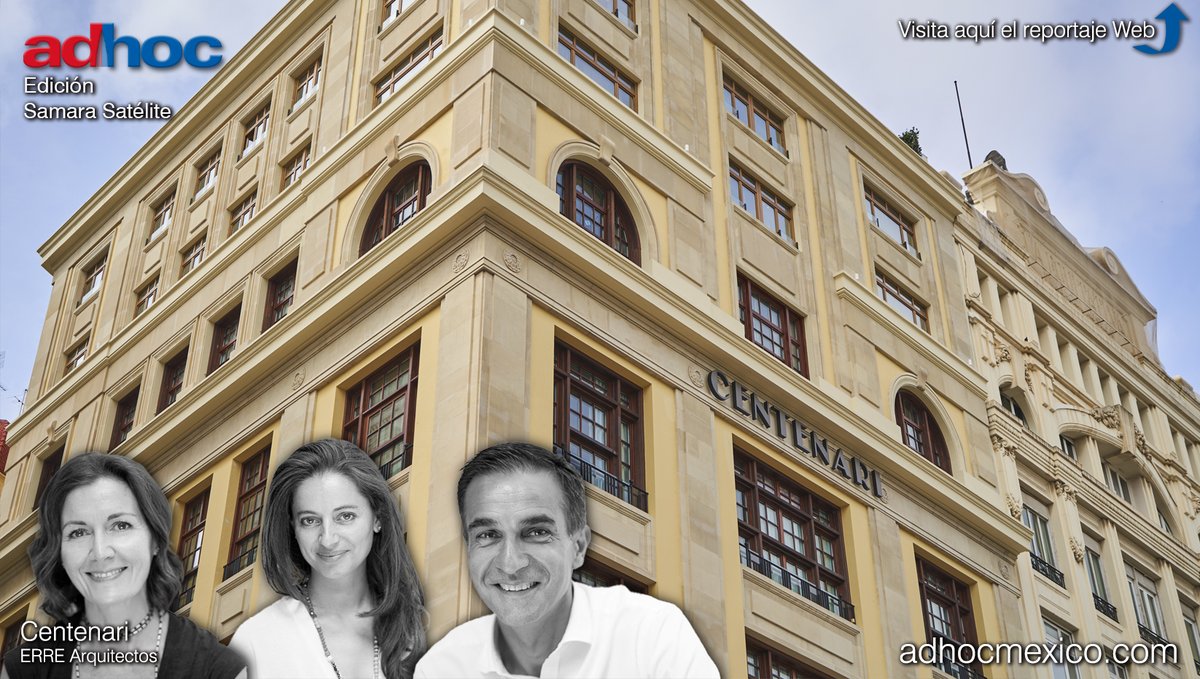 Centenari
ERRE Arquitectura

Edición
Samara Satélite

Vé Revista en línea:
adhocmexico.com/25/Edicion-Sam…

adhocmexico.com

Un edificio histórico que renace en el corazón de Valencia.

#adhoc #adhoc_magazine #arquitectura #decoracion #Decoration #furniture #oficinas #Valencia