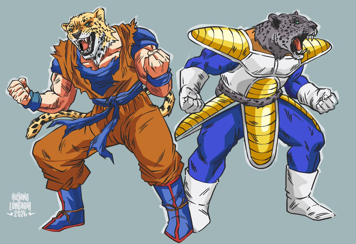 I was thinking if I should post this or nah hahaha  King as Goku and Armor King as Vegeta!   #tekken #tekken8

I am accepting commissions btw. 

<a href="/Harada_TEKKEN/">Katsuhiro Harada</a>

<a href="/TEKKEN_Project/">【公式】鉄拳8 ＠鉄拳プロジェクト</a>