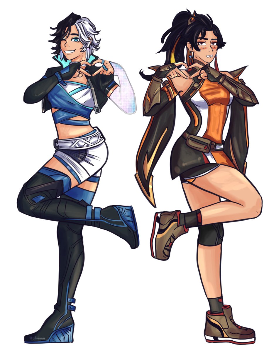 Two of the most Beautiful Girls in all of the Hero Shooter Games