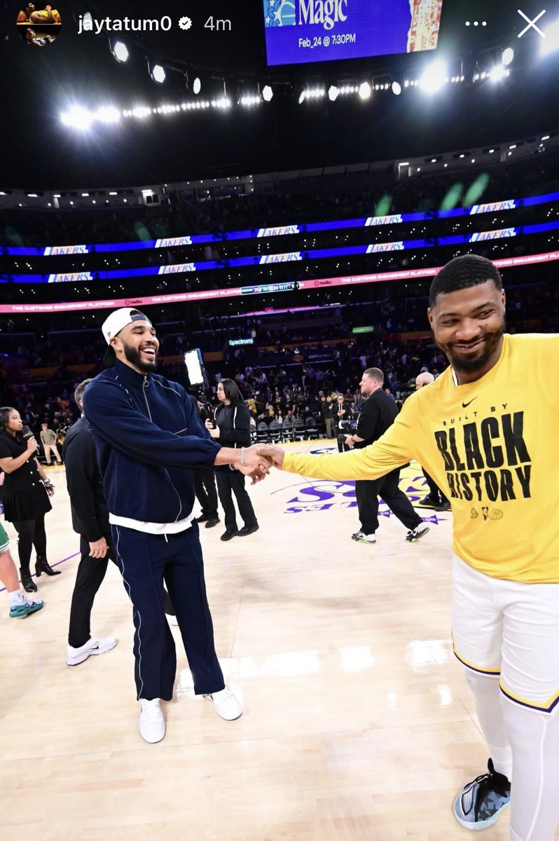 lockedupjb's tweet image. Jayson Tatum posted this picture with Marcus Smart on Instagram 💚