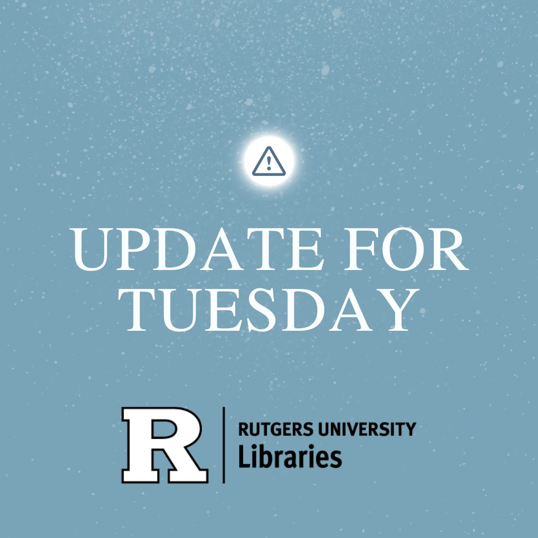 Rutgers University Libraries tweet media