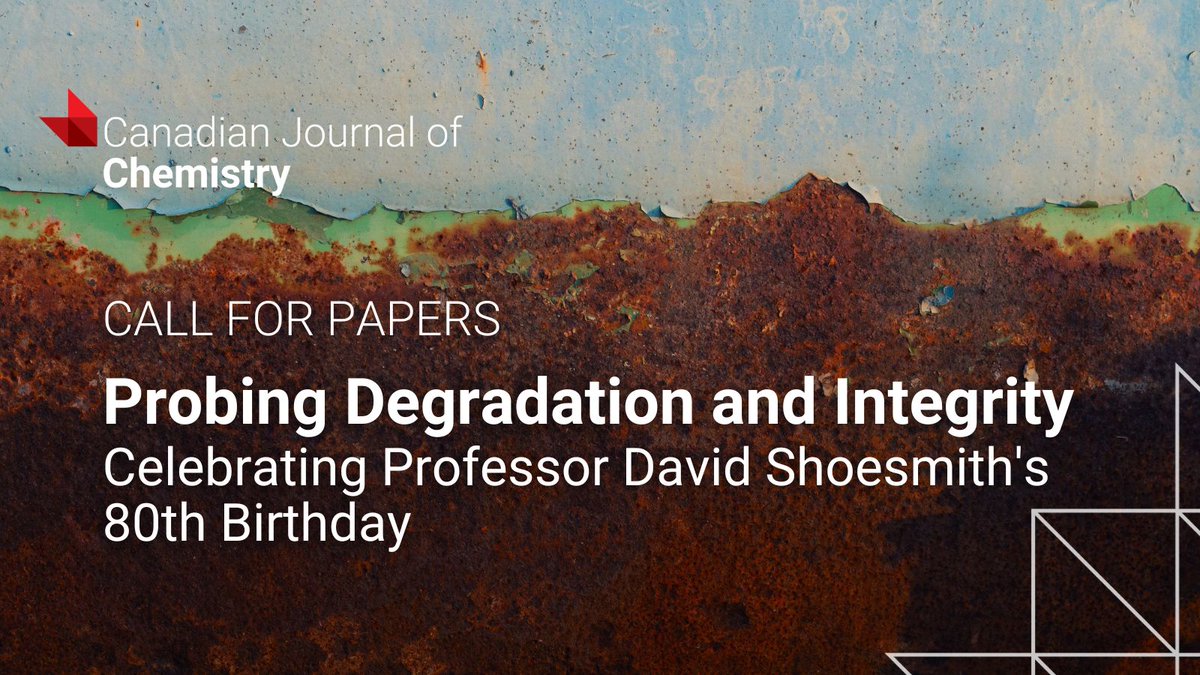 Canadian Journal of Chemistry tweet media