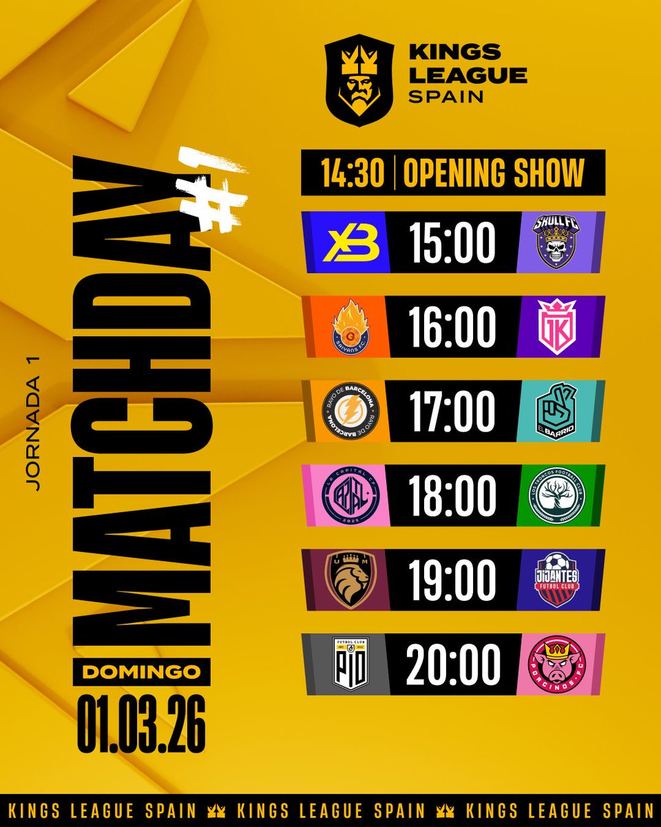 Horarios confirmados para la primera jornada del Split 6 👑

#KLSchedule
