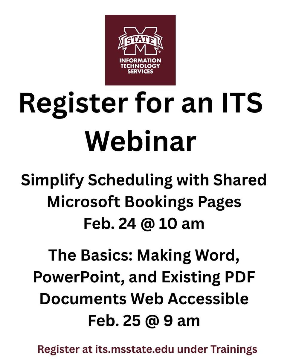 msstate ITS tweet media